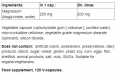 Magnesium Bisglycinate 200 mg / 120 Vcaps