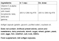 Vitamin E 400 IU / 240 Softgels