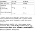 Alpha Lipoic Acid 600 mg + Vitamin B1 and B2 / 60 Vcaps