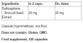 Sulforaphane / 120 Caps