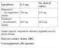 Potassium + Magnesium / 240 Caps