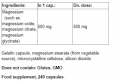 Magnesium Complex 500 mg / 240 Caps