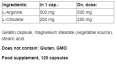 L-Arginine + L-Citrulline / 120 Caps