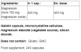 Magnesium Oxide 750 mg / 240 Caps