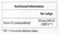 Vitamin D3 / 2000 IU / 180 Softgels