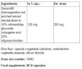 Optimized Ashwagandha Extract 125 mg / 60 Caps