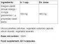 Integra-Lean African Mango Irvingia / 60 Caps