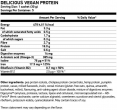 Delicious Vegan Protein / 5 x 30 g