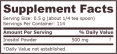 Inositol Powder 500 mg