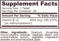 Methyl B-12 5000 mcg / 60 Tabs