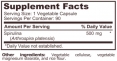 Spirulina 500 mg / 90 Vcaps