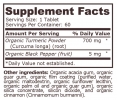 Organic Turmeric 700 mg / 60 Tabs