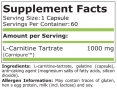 L-Carnitine 1000 mg / 60 Caps