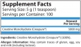 Creapure Creatine
