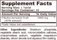 Tribulus Terrestris 1000 mg / 45 Tabs