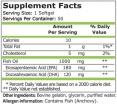 Omega-3 Fish Oil 1000 mg / 50 Softgels