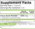 Maca 500 mg / 100 Vcaps