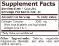 Collagen Peptides 750 mg / 120 Caps