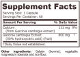 Garcinia Cambogia 800 mg / 60 Caps