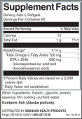 High Concentrate Omega-3 / 120 Softgels