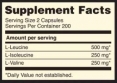 BCAA Mega-Size 1000 mg / 400 Caps