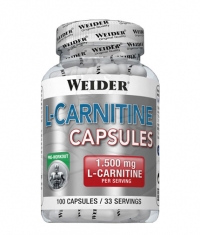 WEIDER L-Carnitine 1500 mg. / 100 Caps.