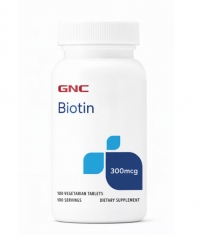 GNC Biotin 300 mcg. / 100 Vtabs.
