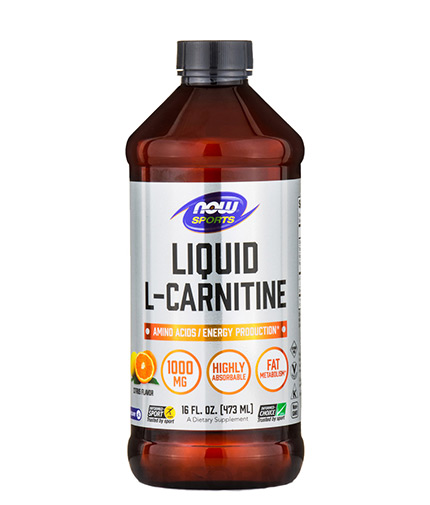 NOW L-Carnitine Liquid /Citrus/ 1000mg. / 473ml.