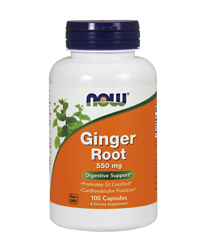 NOW Ginger Root 550mg. / 100 Caps.