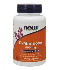 NOW D-Mannose 500mg. / 120 Caps.