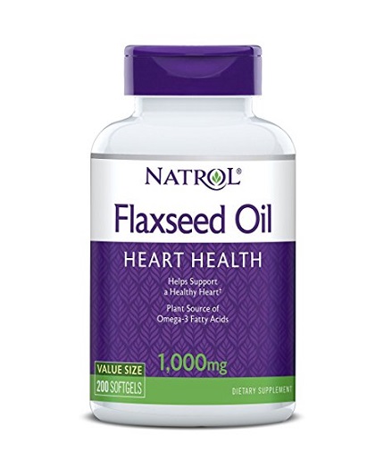 NATROL Flaxseed Oil 1000mg. / 200 Softgels