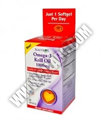 NATROL Omega-3 Krill Oil 1000mg. / 30 Softgels
