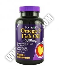 NATROL Omega-3 Fish Oil 1000mg. / 90 Softgels