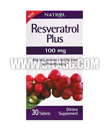NATROL Resveratrol Plus 100mg. / 30 Tabs.