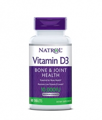 NATROL Vitamin D3 10,000 IU / 60 Tabs.