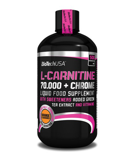 BIOTECH USA L-Carnitine + Chrome 70.000 Liquid / 500 ml. 0.500