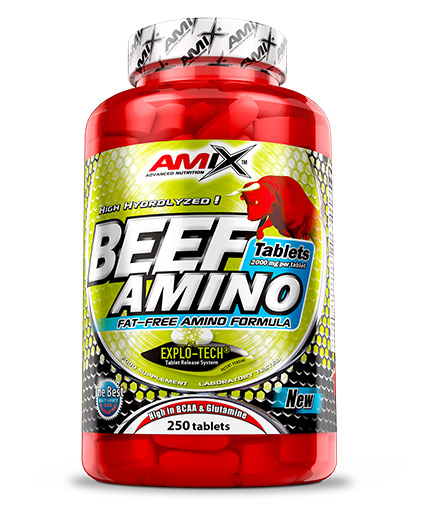 AMIX Beef Amino 250 Tabs.