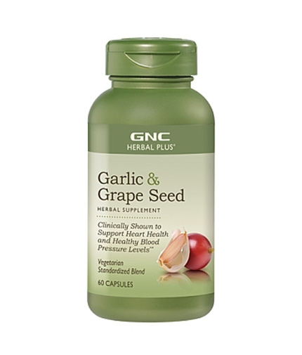 GNC Garlic Plus Grape Seed 60 Vcaps.
