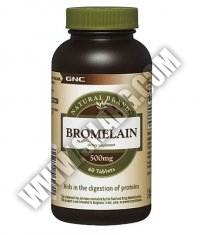 GNC Natural Brand ™ Bromelain 500mg. / 60 Tabs.