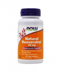 NOW Natural Resveratrol / Mega Potency / 200 mg / 60 Vcaps
