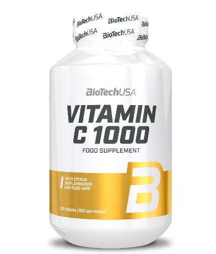 BIOTECH USA Vitamin C 1000mg. Bioflavonoids / 100 Tabs. 0.100