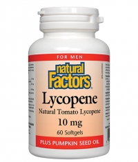 NATURAL FACTORS Lycopene 10mg. / 60 Softgels.