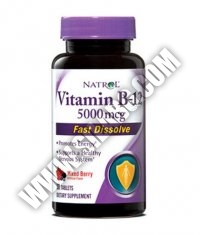 NATROL Vitamin B 12 Fast Dissolve 5000mcg / 30 Tabs.