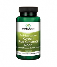 SWANSON Full-Spectrum Korean Red Ginseng Root 400mg. / 90 Caps.