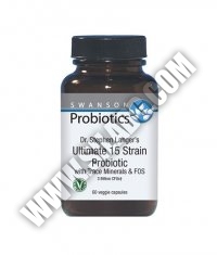 SWANSON Ultimate 15 Strain Probiotic with FOS 60 Caps.