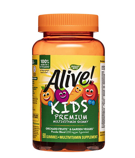 NATURES WAY Alive! Kids Premium Multivitamin Gummy / 90 Gummys