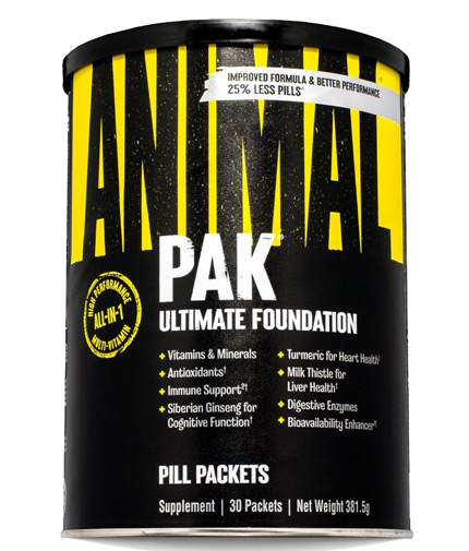 UNIVERSAL ANIMAL Animal Pak 30 Packs 0.100