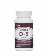 GNC Vitamin D-3 / 400 iu / 100 Tabs.