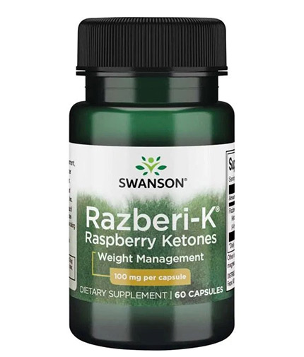 SWANSON Razberi-K /Raspberry Ketones/ 100mg. / 60 Caps.