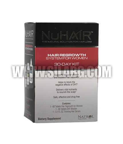 Nuhair Women S Kit Hair Regrowth Dht Blocker Thinning Hair
